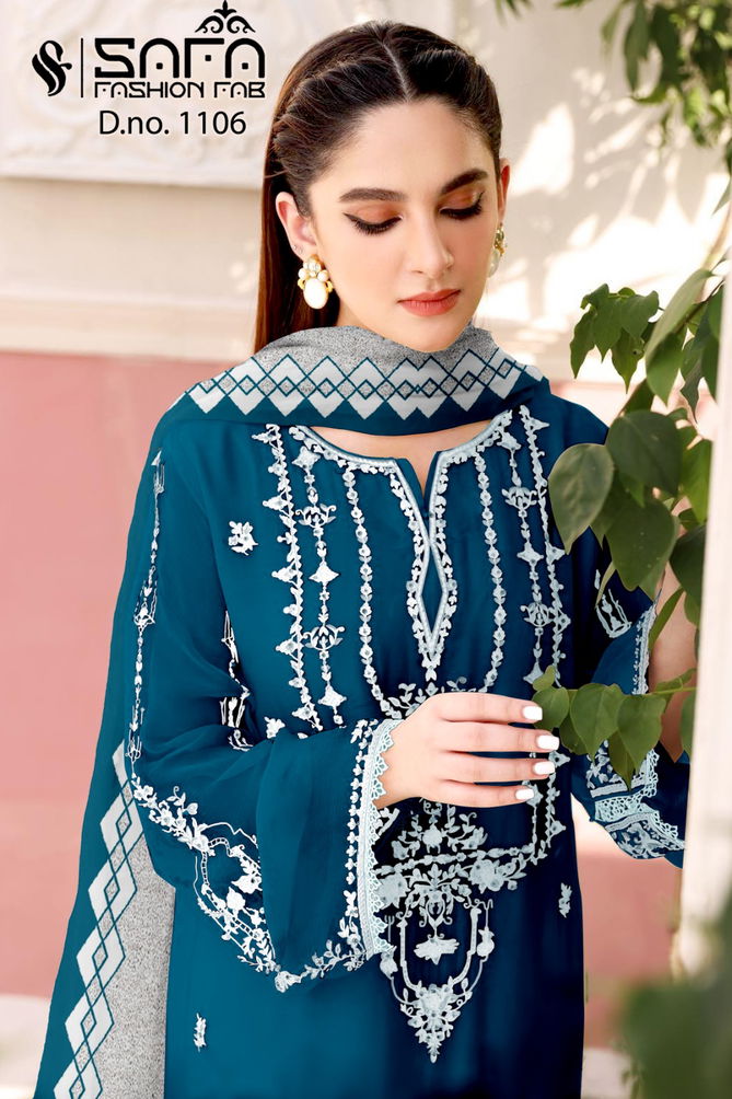 Safa Fashion 1106 Pakistani Salwar Suit Catalog